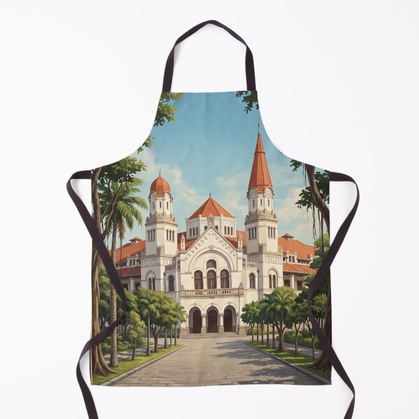 Item preview, Semarang Indonesia Vintage Travel Art – Blenduk Church & Kota Lama designed and sold by Bomax121.