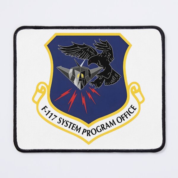 Item preview, USAF F-117 System Program Office Shield Emblem Vector Graphic designed and sold by CharlieDesings.