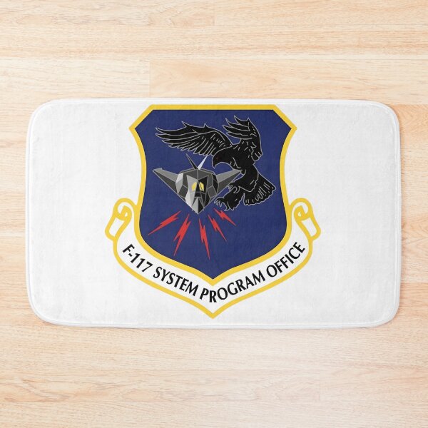 Item preview, USAF F-117 System Program Office Shield Emblem Vector Graphic designed and sold by CharlieDesings.