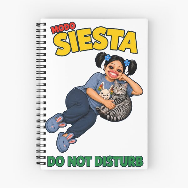 Item preview, Modo Siesta – Funny Spanglish Cat Nap T-Shirt designed and sold by BeamiCreations.
