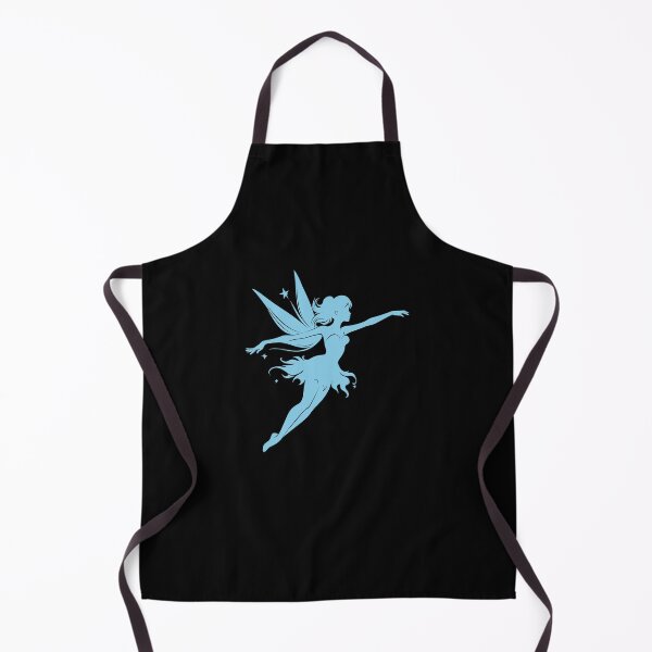 Item preview, Sky Blue Flying Fairy Silhouette Design designed and sold by pattern-archive.