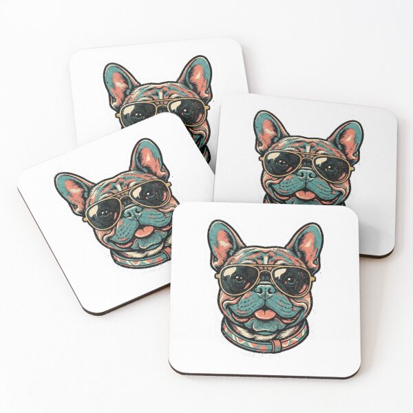 Item preview, Too Cool Frenchie | Sunglasses Dog | French Bulldog Art designed and sold by Rohit Naik.