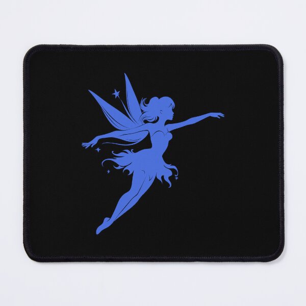 Item preview, Royal Blue Flying Fairy Silhouette Design designed and sold by pattern-archive.