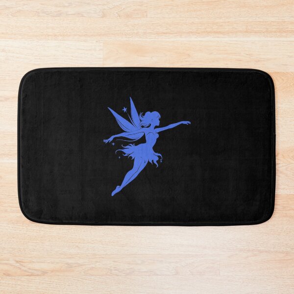 Item preview, Royal Blue Flying Fairy Silhouette Design designed and sold by pattern-archive.