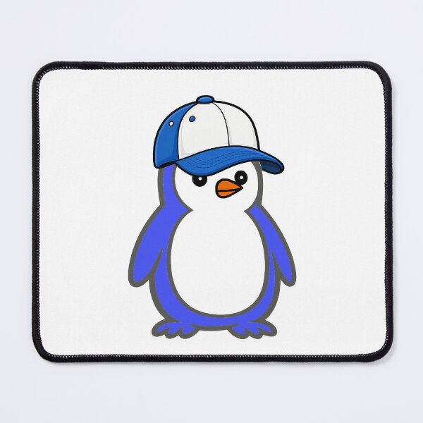Item preview, Pippo Penguin with Baseball Cap - Cute Minimalist Character designed and sold by Pippo-Penguin.