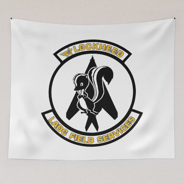 Item preview, Lockheed LADC Field Services Skunk Works Stealth Emblem Vector Graphic designed and sold by CharlieDesings.