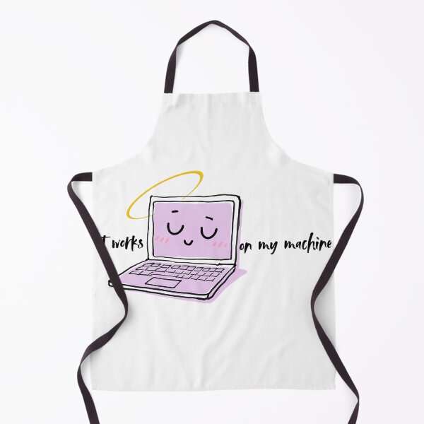 Item preview, It works on my machine : stiker or tshirt for a developer designed and sold by ValeGraficArte.