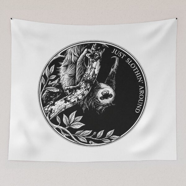 Item preview, Two-toed sloth in Costa Rica on an almond tree designed and sold by JVFotoArt.