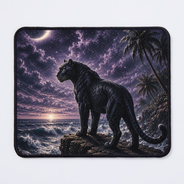 Item preview, Cosmic Black Panther Night designed and sold by A Light Worker.