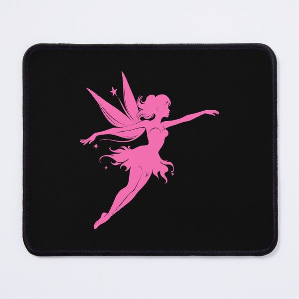 Item preview, Pink Flying Fairy Silhouette Design designed and sold by pattern-archive.