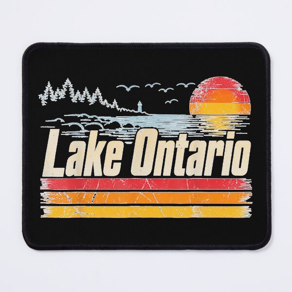 Item preview, Retro Sunset Great Lakes Lake Ontario designed and sold by SuziLope.