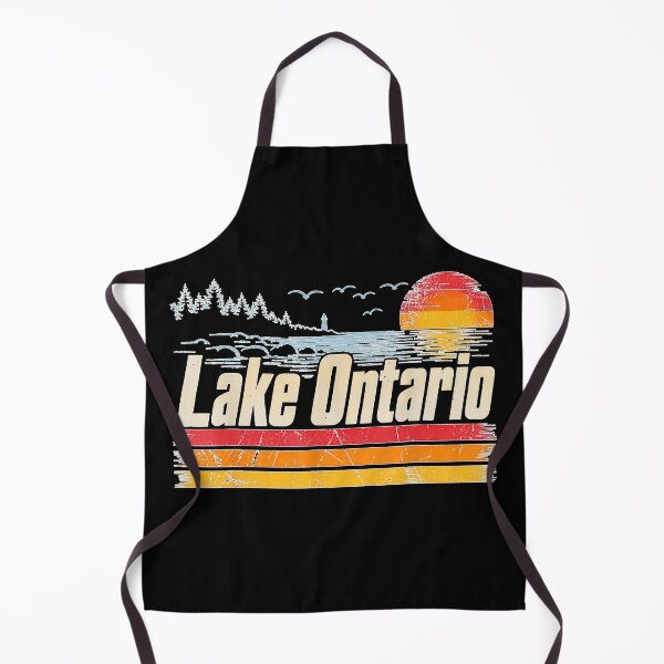 Item preview, Retro Sunset Great Lakes Lake Ontario designed and sold by SuziLope.