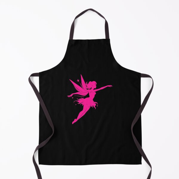 Item preview, Hot Pink Flying Fairy Silhouette Design designed and sold by pattern-archive.