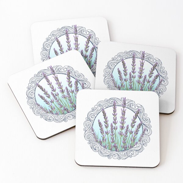 Item preview, Framed lavender lavender blossoms designed and sold by creationsforyu.