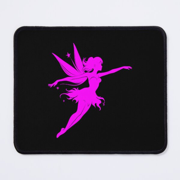 Item preview, Magenta Flying Fairy Silhouette Design designed and sold by pattern-archive.