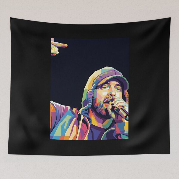 Aperçu de l'œuvre Art du rappeur Eminem créée et vendue par Zamziri.