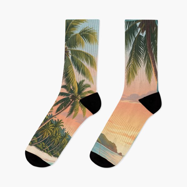 Item preview, Boracay Philippines Vintage Travel Art – White Beach & Island Paradise designed and sold by Bomax121.