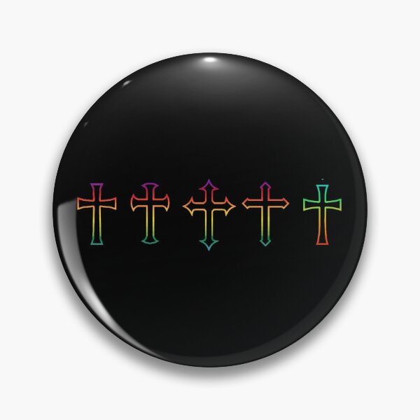 Item preview, Variety of Rainbow Religious Crosses  designed and sold by Deafvisionary.