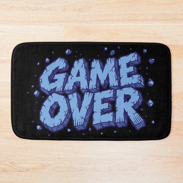 Item preview, Game Over Retro Gaming | Cracked Stone Typography designed and sold by tindian.