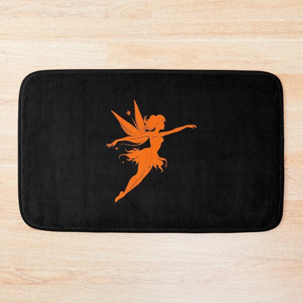 Item preview, Orange Flying Fairy Silhouette Design designed and sold by pattern-archive.