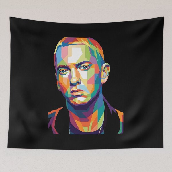 Aperçu de l'œuvre Art du rappeur Eminem créée et vendue par Zamziri.