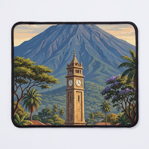 Item preview, Arusha Tanzania Vintage Travel Art – Mount Meru & Safari Gateway designed and sold by Bomax121.