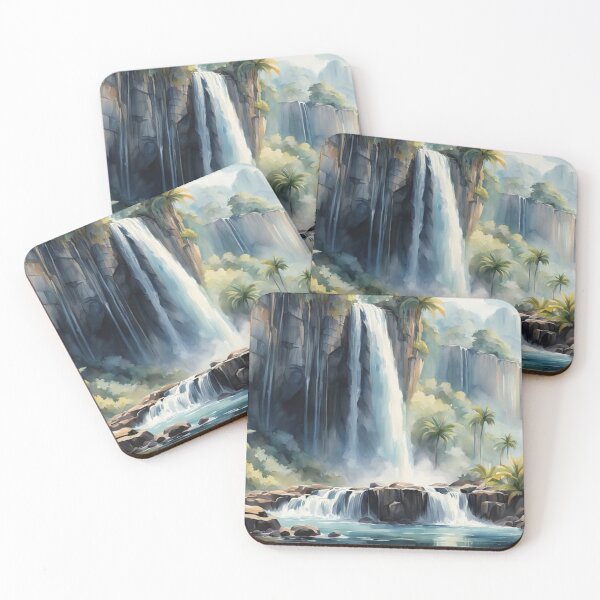 Item preview, Rainforest Waterfalls designed and sold by Undersea Ai Art.