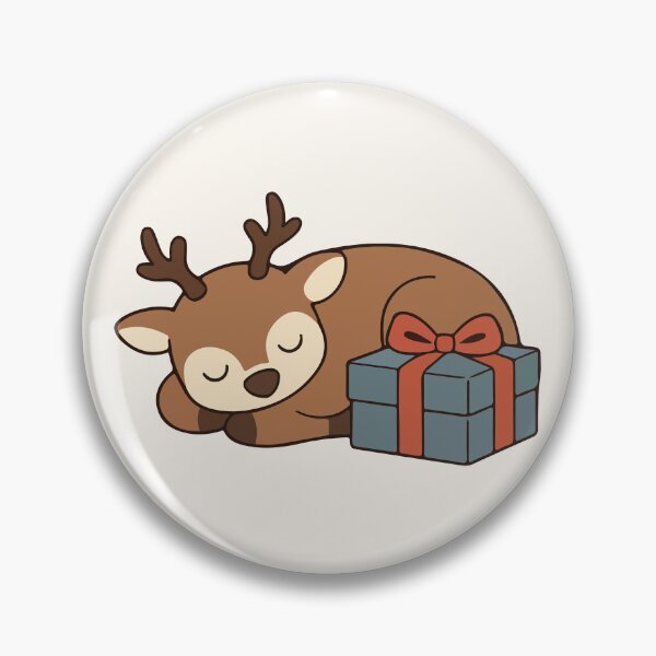 Item preview, Peaceful Reindeer Cartoon Typography  designed and sold by stylishdzign.