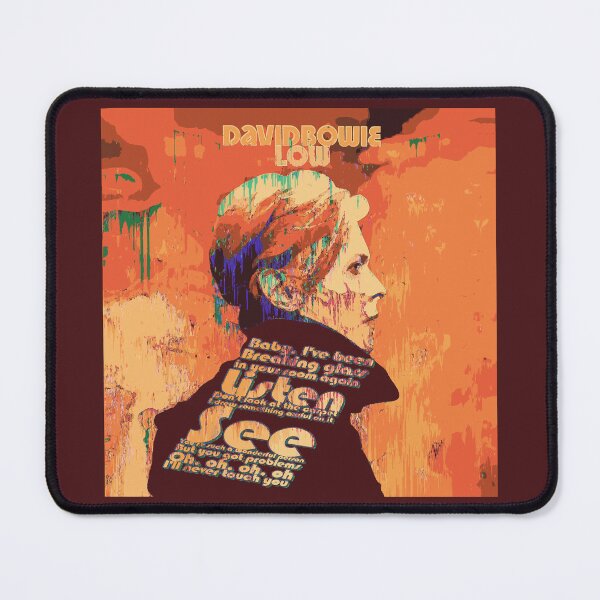 Item preview, Breaking Glass (Bowie Low fanart) Stencil designed and sold by Cathedral of Curiosity.