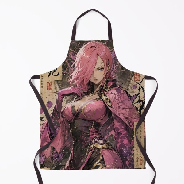 Item preview, Pink Butterfly Warrior Woman – Gothic Japanese Fantasy Art designed and sold by Dyan4.