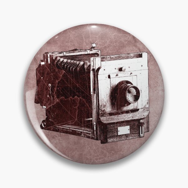 Item preview, Red-tinted Antique Victorian Camera Large Format Dark Gothic Photography designed and sold by Ghoul Enterprises.