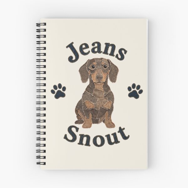 Item preview, Brown Smooth Dachshund Denim Patch Art designed and sold by JeanSnout.