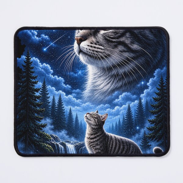 Item preview, Moonlit Cat Forest Fantasy designed and sold by A Light Worker.
