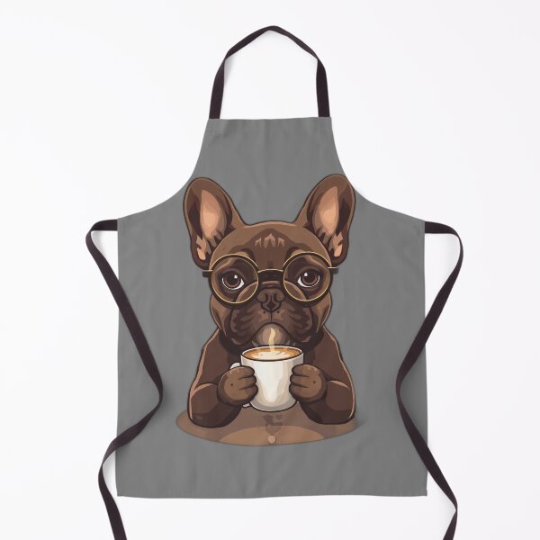 Item preview, French Bulldog Coffee Lover – Cute Frenchie with Latte designed and sold by RobertArt08.
