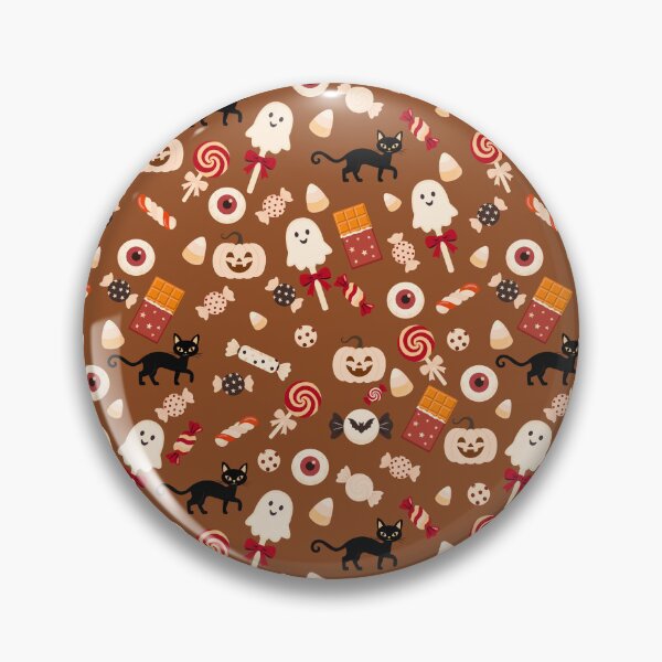 Item preview, Trick or Treat Sweets – Cute Halloween Candy & Black Cat Pattern | Orange designed and sold by Frohyou.