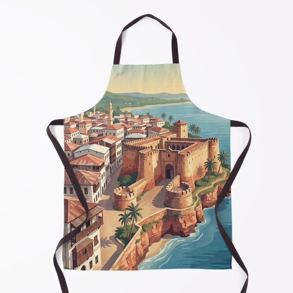 Item preview, Mombasa Kenya Vintage Travel Art – Fort Jesus & Swahili Coast designed and sold by Bomax121.
