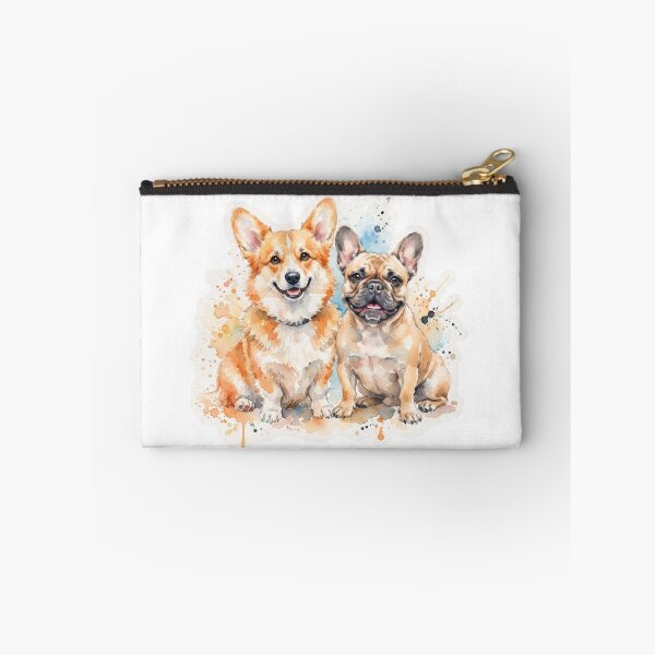 Item preview, Adorable Corgi butts and Frenchie vibes Painting designed and sold by Rohit Naik.