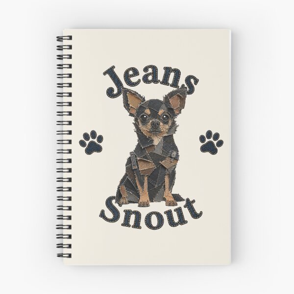 Item preview, Black and Tan Smooth Chihuahua Denim Patch Art designed and sold by JeanSnout.