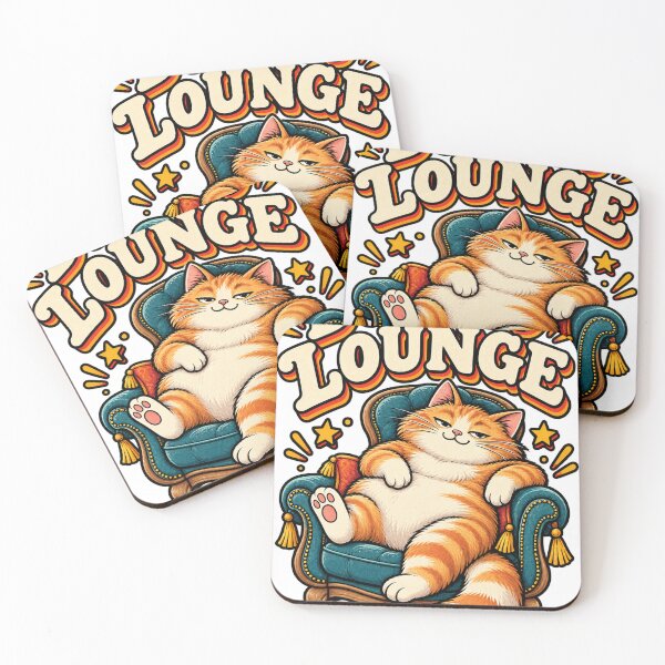 Item preview, Born To Lounge Lazy Cat designed and sold by manszoank.
