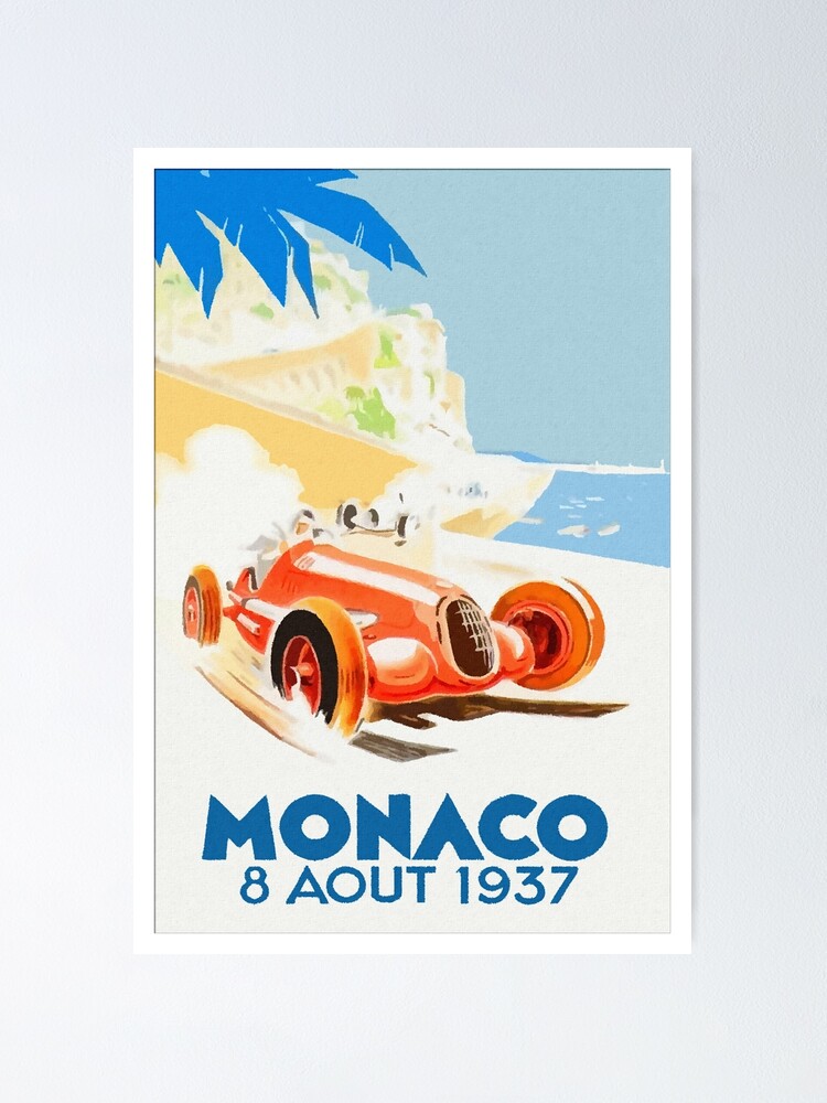 1937 Monaco Poster, Monaco Poster