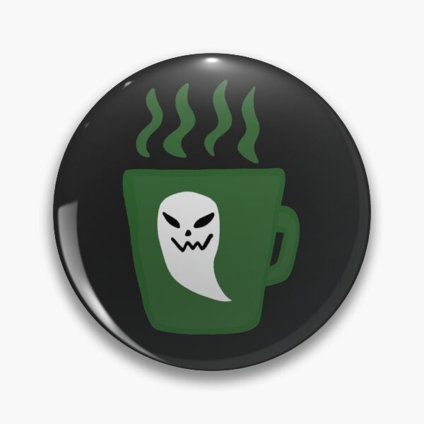 Item preview, Hand drawn spooky Green cup with white ghost Halloween  designed and sold by Tanapan2529.