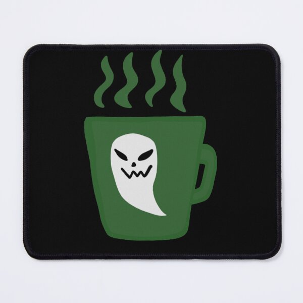 Item preview, Hand drawn spooky Green cup with white ghost Halloween designed and sold by Tanapan2529.