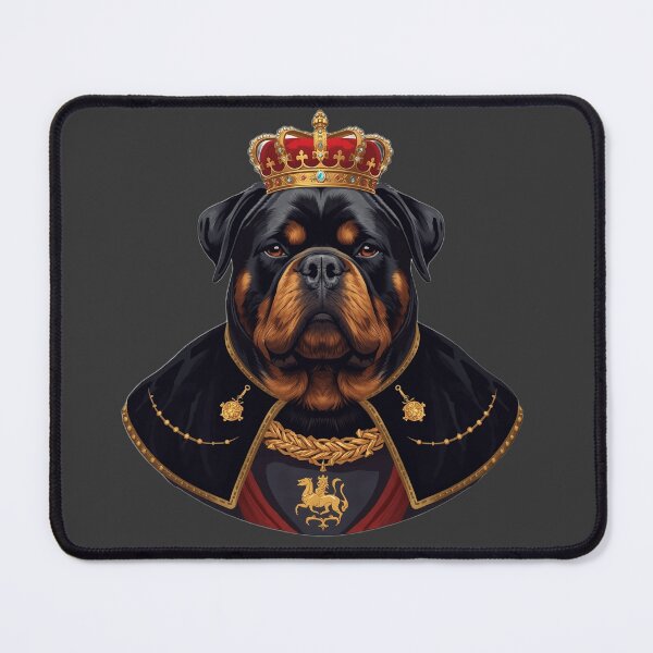 Item preview, Rottweiler King – Royal Crowned Dog Fantasy Portrait designed and sold by RobertArt08.