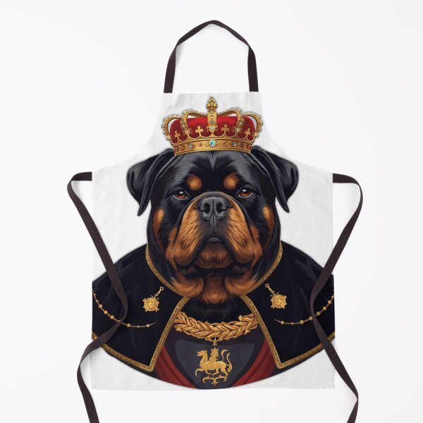 Item preview, Rottweiler King – Royal Crowned Dog Fantasy Portrait designed and sold by RobertArt08.