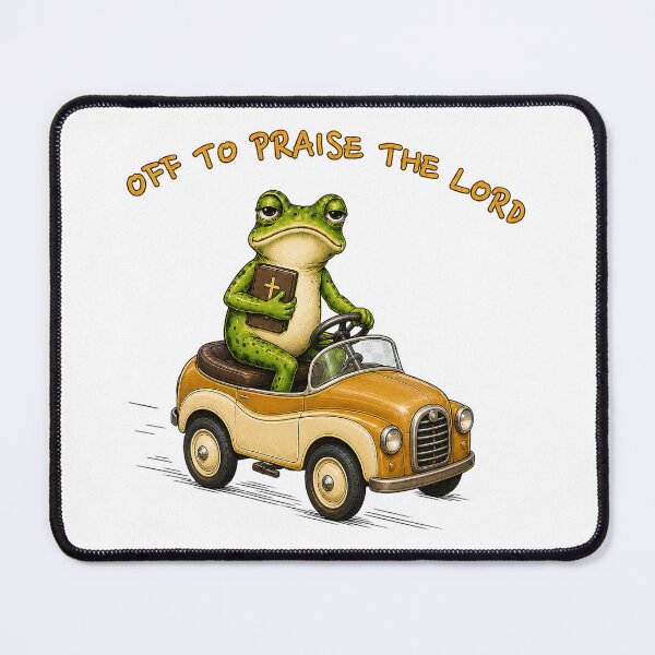 Item preview, The Lord Frog Driving Car Bible Funny designed and sold by Derekquie.