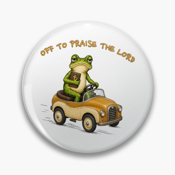 Item preview, The Lord Frog Driving Car Bible Funny designed and sold by Derekquie.