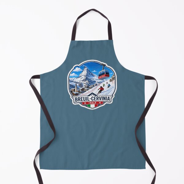 Item preview, Cervinia Italy Italia Ski Skiing Italian Alps Sticker TShirt 04 designed and sold by OuterShellUK.