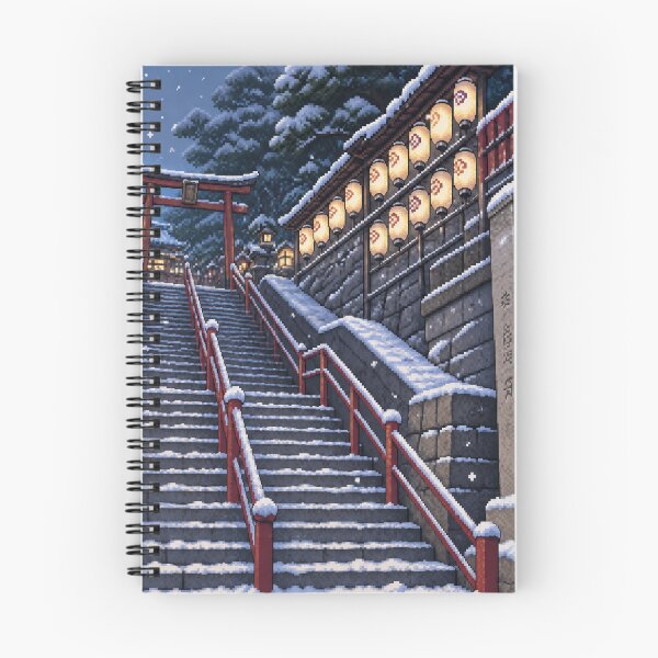 Item preview, Snowy Suga Shrine Pixel Art designed and sold by sabusabu78.