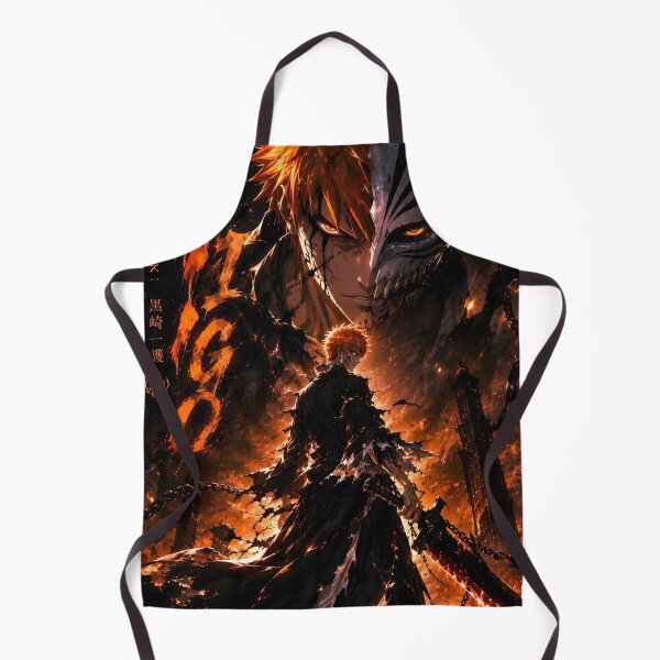 Item preview, Dark Flame Warrior – Orange Fire Anime-Inspired Battle Art designed and sold by Dyan4.