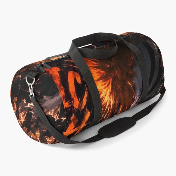Item preview, Dark Flame Warrior – Orange Fire Anime-Inspired Battle Art designed and sold by Dyan4.